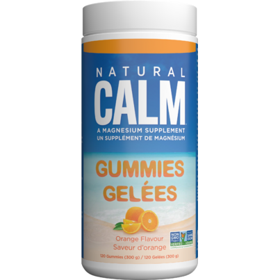 Natural Calm Magnesium Gummies Orange