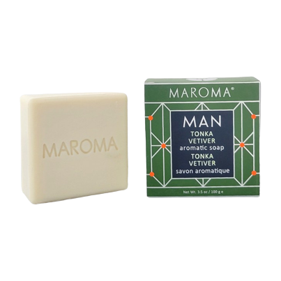 Maroma Men Aromatic Face & Body Soap Tonka Vetiver