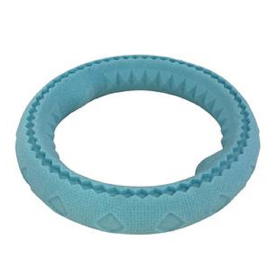 Totally Pooched Chew N' Tug Rubber Ring Teal