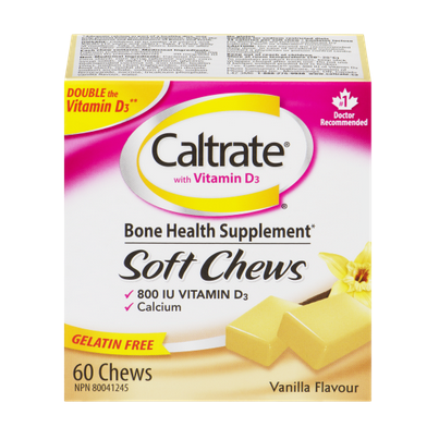 Caltrate With Vitamin D3 Soft Chews Vanilla