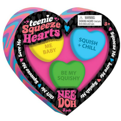 Schylling Nee Doh Squeeze Hearts Teenie