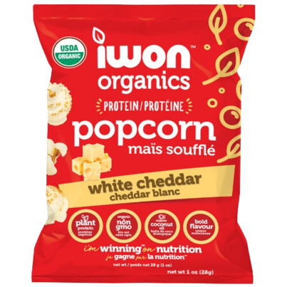 IWON Popcorn White Cheddar