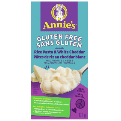 Annie's Homegrown Gluten-Free Rice Pasta White Cheddar Macaroni & Cheese