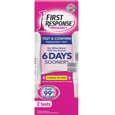 First Response Test And Confirm Pregnancy Test