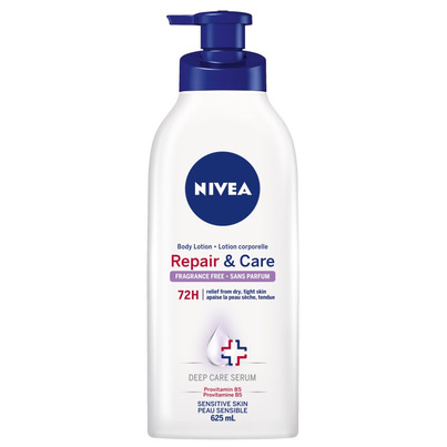 Nivea Repair And Care Fragrance-Free Body Lotion