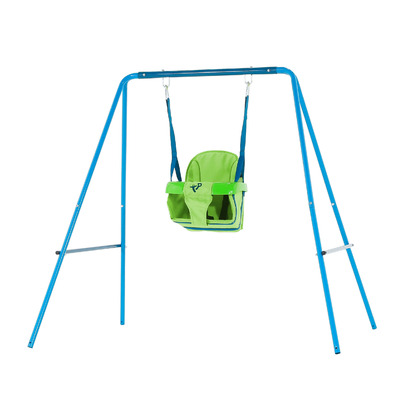 TP Toys Small To Tall 2-in-1 Metal Single Swing Set