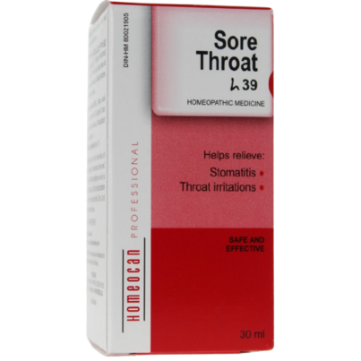 Homeocan Sore Throat H39 Professional Drops