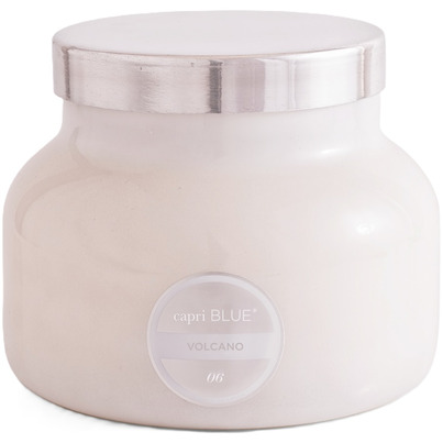 Capri Blue Signature Candle White Jar Volcano