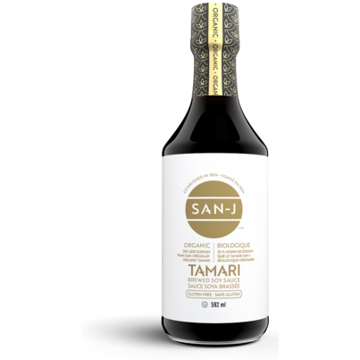 San-J Organic Gluten-Free Tamari Soy Sauce Reduced Sodium