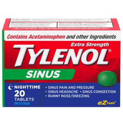 Tylenol Sinus Extra Strength Nighttime EZ Tabs