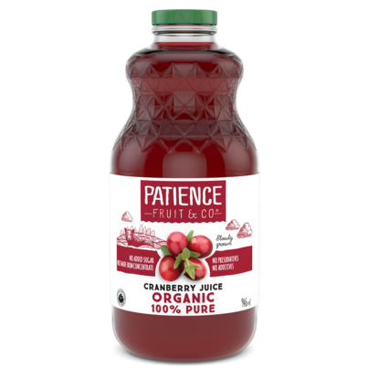 Patience Fruit & Co. Organic Juice Pure Cranberry