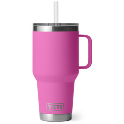 YETI Rambler Straw Mug Wildflower Fuchsia