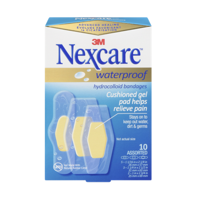 Nexcare Waterproof Hydrocolloid Bandages