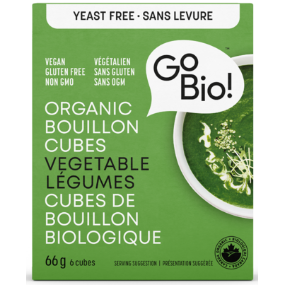 GoBIO! Organic Yeast-Free Vegetable Bouillon Cubes
