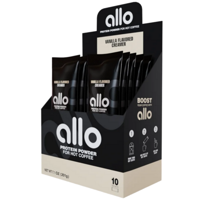 Allo Protein Powder For Hot Coffee Vanilla Flavoured Creamer