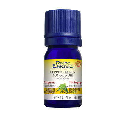 Divine Essence Black Pepper Organic Essential Oil