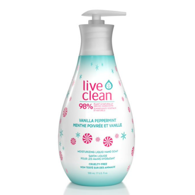 Live Clean Moisturizing Liquid Hand Soap Vanilla Peppermint