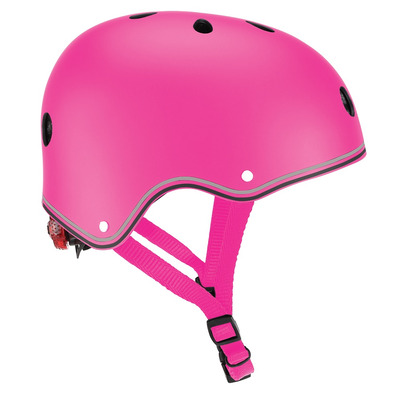 Globber Kids Scooter Helmet Primo Lights Hot Pink