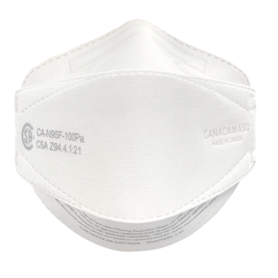 CANADAMASQ Q100 CSA Certified N95 Respirator Mask Extra Small White