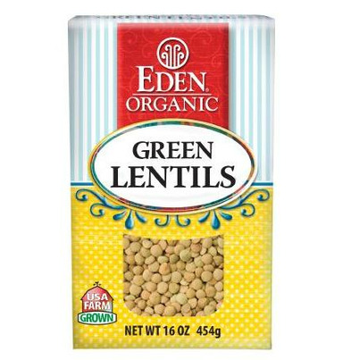 Eden Organic Dry Green Lentils