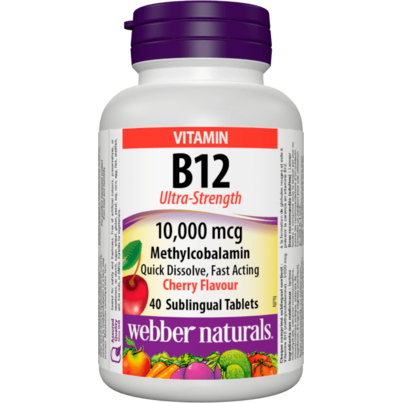 Webber Naturals Vitamin B12 Ultra Strength 10000 MCG