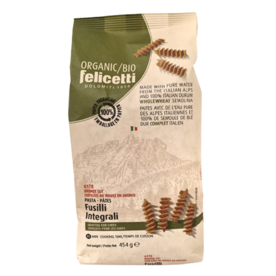 Felicetti Organic Wholewheat Fusilli
