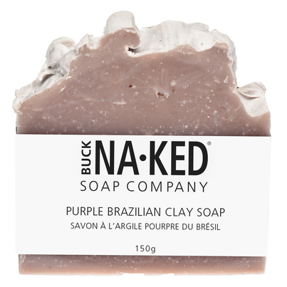 Buck Naked Soap Company Purple Brazilian Clay Soap