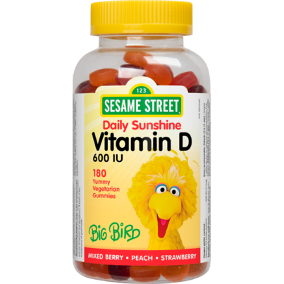 Sesame Street By Webber Naturals Vitamin D Gummy