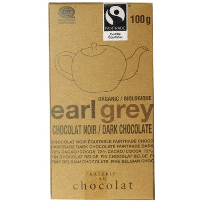 Galerie Au Chocolat Earl Grey Dark Chocolate Bar
