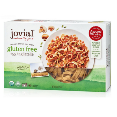 Jovial Brown Organic Rice Pasta Egg Tagliatelle