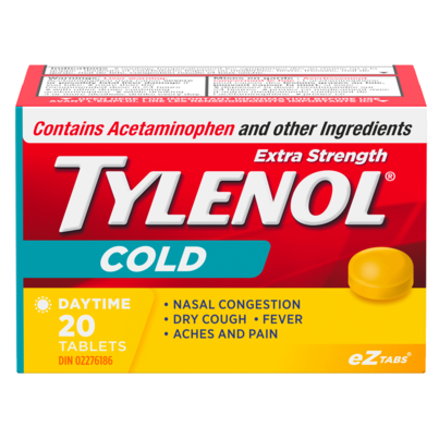 Tylenol Cold Extra Strength Daytime EZ Tabs