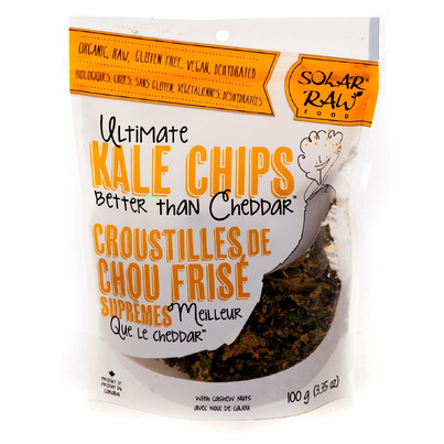 Solar Raw Organic Ultimate Kale Chips Better Than Cheddar