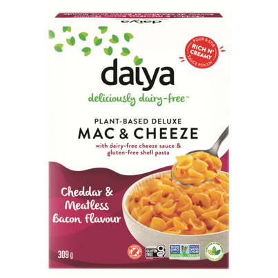 Daiya Deluxe Mac & Cheeze Cheddar And Meatless Bacon Flavour Style