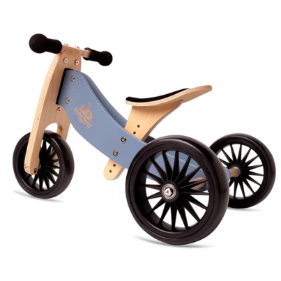 Kinderfeets Tiny Tot 2-in-1 PLUS Balance Bike Slate Blue