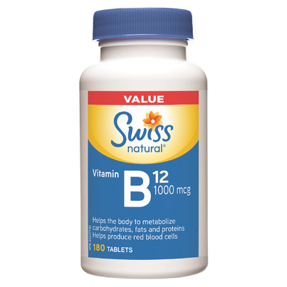 Swiss Natural Vitamin B12 Value Size