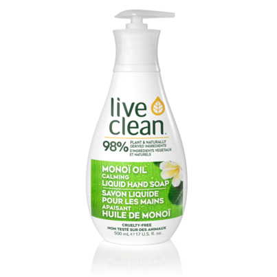 Live Clean Monoi Oil Hydrating Liquid Hand Soap