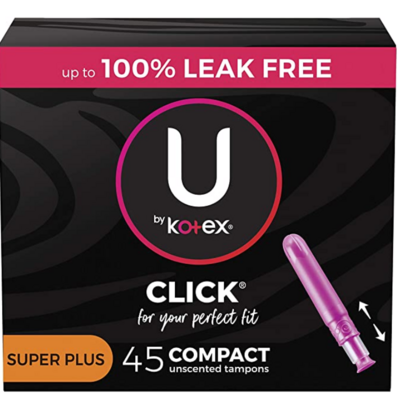 U By Kotex Click Compact Tampons Super Plus Unscented