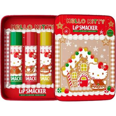 Lip Smacker Holiday Lip Tin Trio Hello Kitty