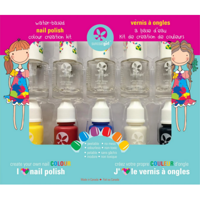 Suncoat Girl Water-Based Nail Polish Color Creation Kit