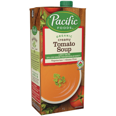 Pacific Foods Organic Creamy Tomato Soup Lightly Salted