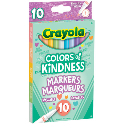 Crayola Fine Line Markers Colors Of Kindness