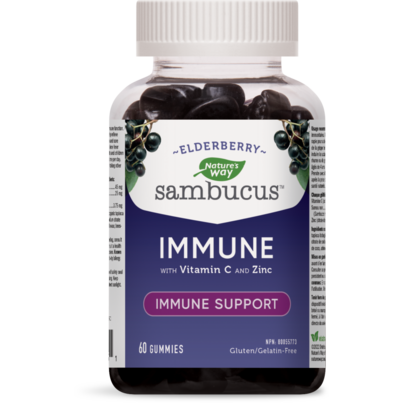 Nature's Way Sambucus Elderberry Immune Support Gummies