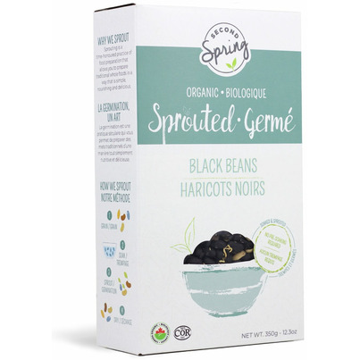 Second Spring Organic Sprouted Black Beans