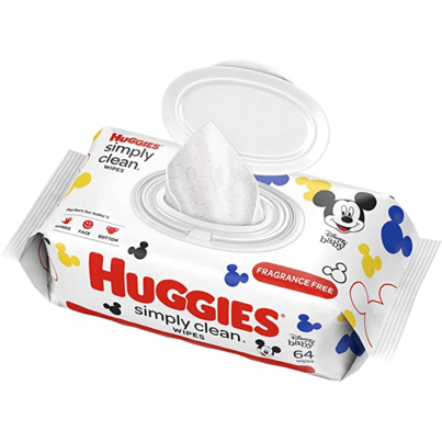 Huggies Simply Clean Unscented Baby Wipes