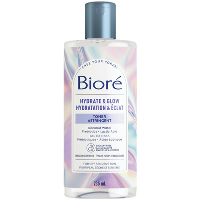 Biore Hydrate & Glow Toner For Dry Sensitive Skin
