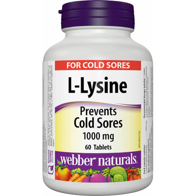 Webber Naturals L-Lysine 1000 Mg
