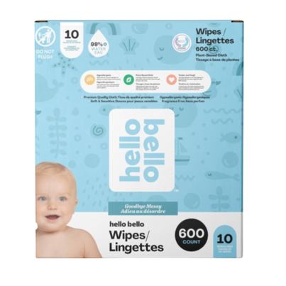 Hello Bello Baby Wipes Bulk Case