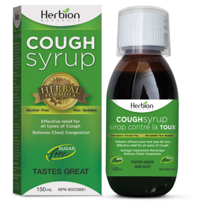 Herbion Cough Syrup Sugar Free