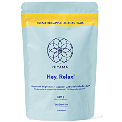 Niyama Hey, Relax! Magnesium Bisglycinate Fresh Pineapple