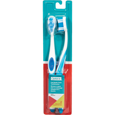 Option+  Full Mouth Clean Toothbrushes Soft